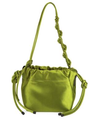 Dries Van Noten Women Satin Bag 2019 Collection Light Green used