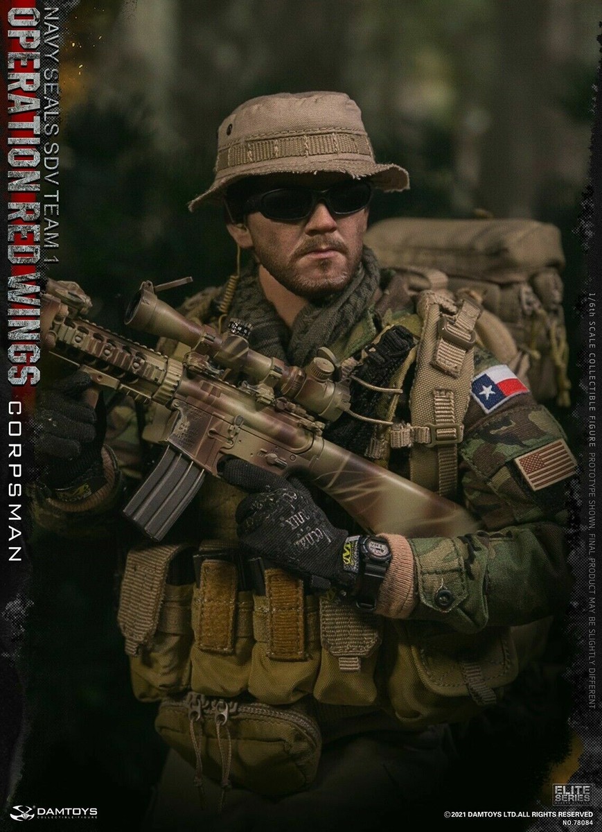 1/6 DAMTOYS 78084 Navy SEALs Medical Male Soldier Operation Red