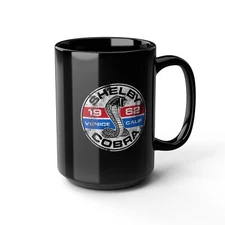 Shelby Cobra Racing - Vintage Retro Custom Design - Coffee Mug (11oz, 15oz)
