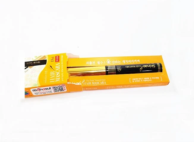 Máscara de cabelo sem alergia para cobrir cabelos grisalhos, cor preta/marrom escuro - Imagem 3 de 4