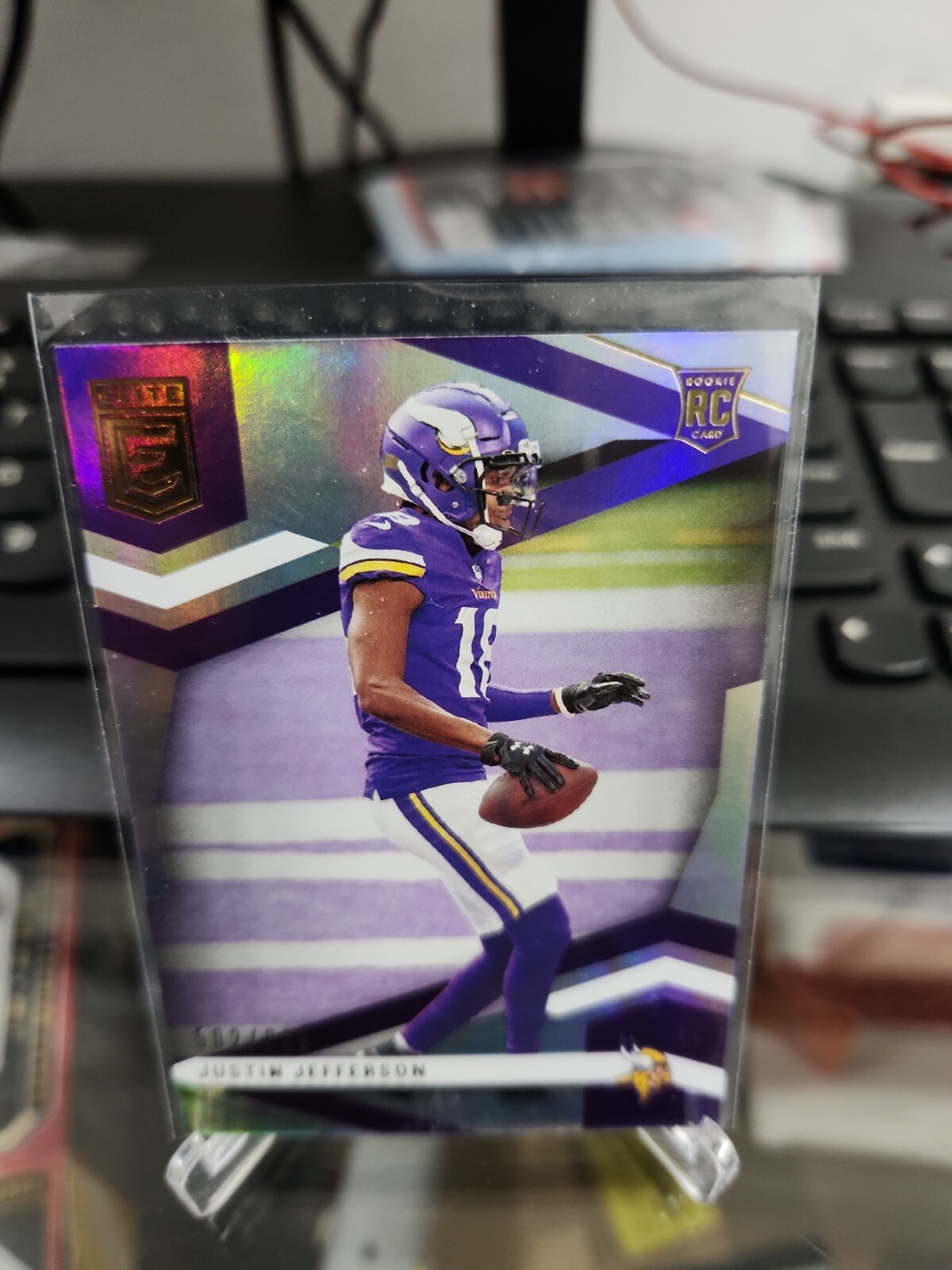 JUSTIN JEFFERSON 2020 Panini Chronicles Donruss Elite #217 Rookie RC #871/899
