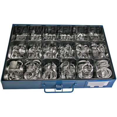 Sortiment Alu Dichtringe Aludichtringe Aluminiumdichtringe DIN 7603 1600-tlg