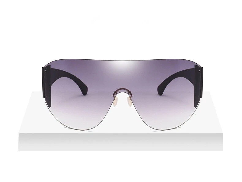 Futuristic Oversized Shield Sunglasses