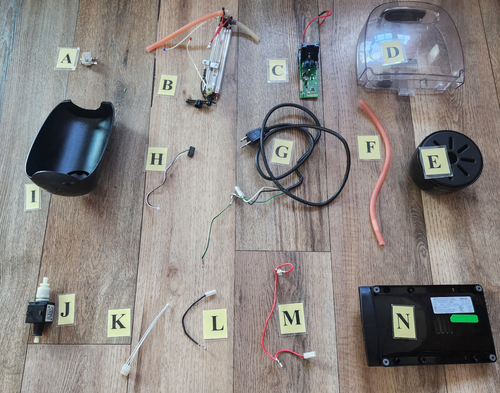 Replacement parts for Bosch Tassimo TAS2002UC Coffee Maker System (L) - 第 1/15 張圖片
