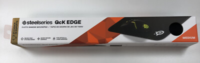 SteelSeries QcK Gaming Surface - Medium Stitched Edge Cloth - Medium, Black 