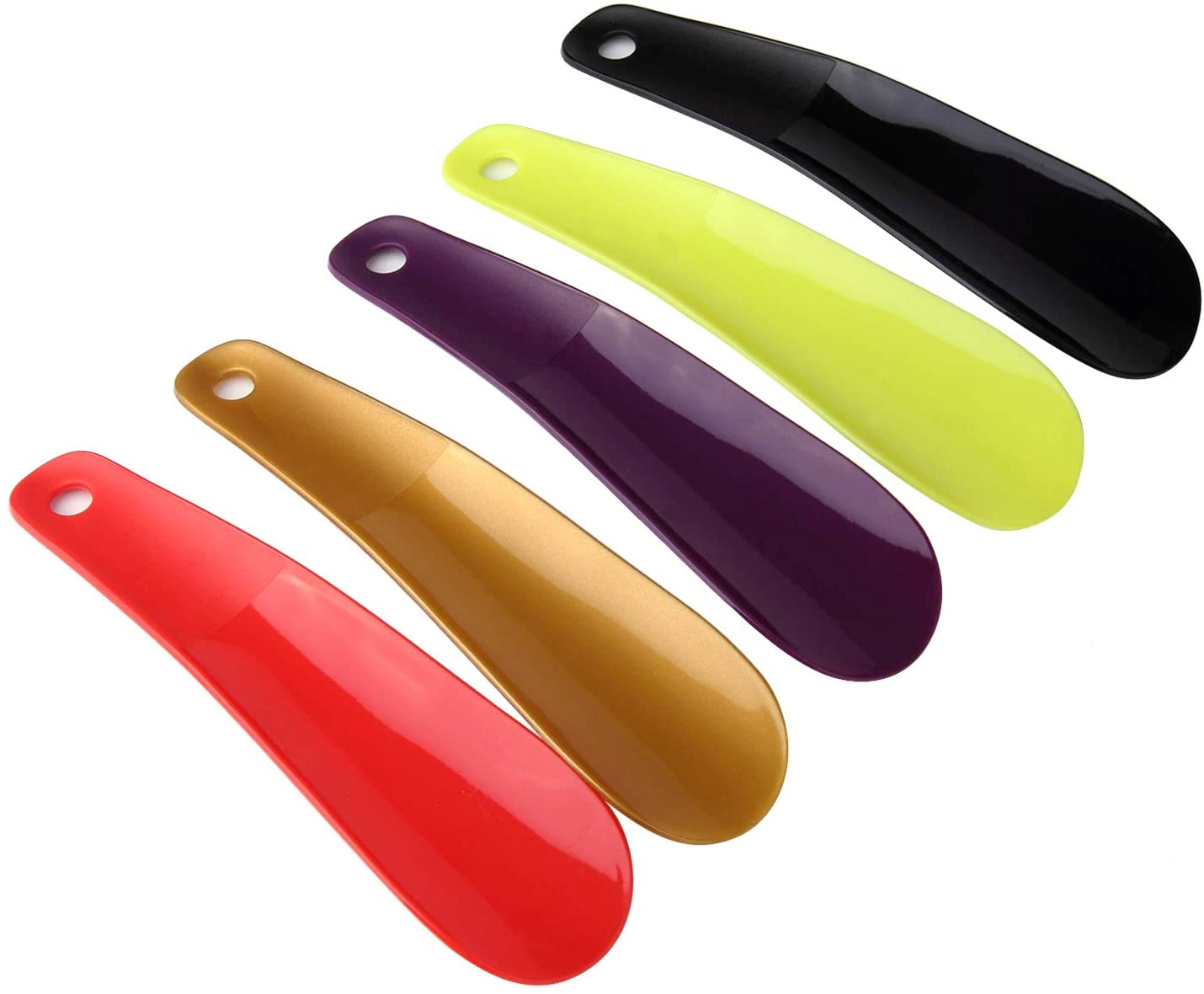 10Pcs Plastic Shoe Horn 6.3" Travel Shoe Horn for Men, Women and Kids