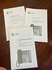 Manual Only AT T 1080 4 Line Office Business Paging Telephone intercom 1040