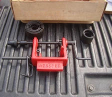 Webster Mainspring Winder w/ Paperwork Clock Watch Repair Tool Horologist Item