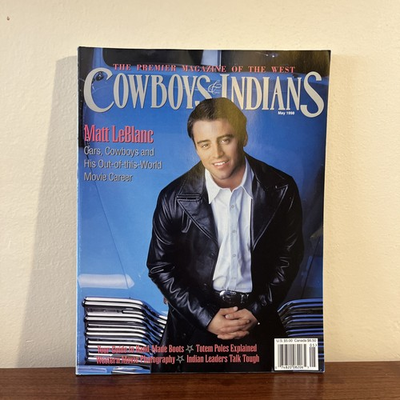 #ad #ad 1998 Cowboys amp; Indians Magazine Matt LeBlanc $44.99