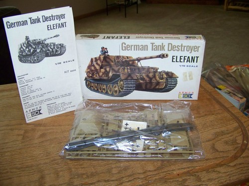 ESCI German Tank Destroyer Elefant Model Kit 1/72 Scale #8006 Made ...