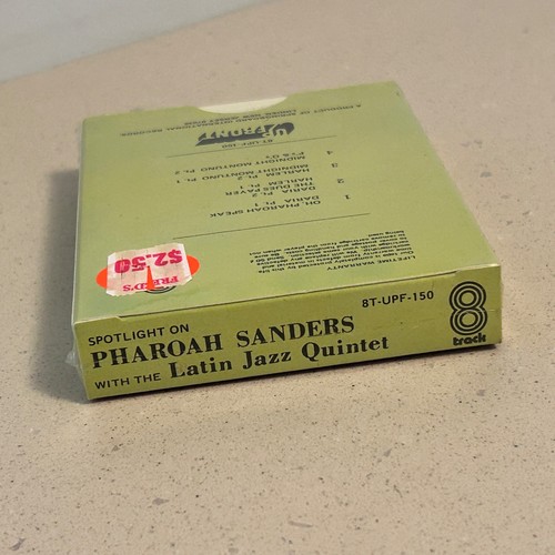 Sealed!! PHAROAH SANDERS "Spotlight On" 8-Track Tape LATIN JAZZ Rare UP FRONT - Picture 3 of 6