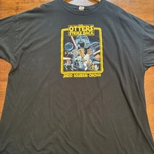 Shedd Aquarium Chicago Shirt Men  The Otters Strike Back Black - size XXL