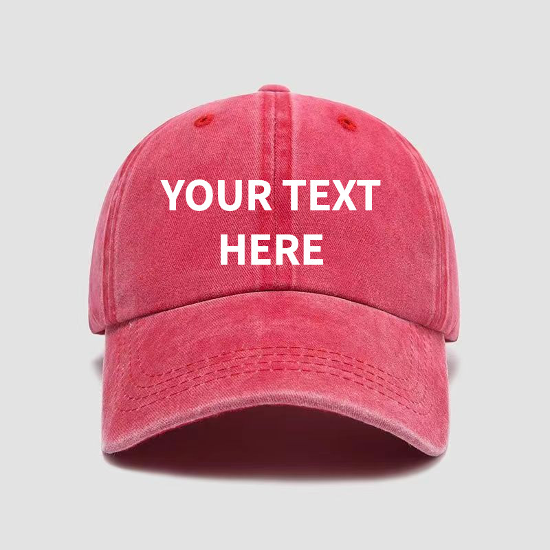 Custom Embroidered or Printed Dad Hat | Adjustable Washed Cotton Cap