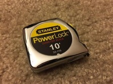 PowerLock Tape Measure 10-Foot Slim Case Corrosion Resistant ABS 33-115 New Kit