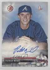 2017 Bowman Retail Prospect Auto Patrick Weigel #PA-PW Auto so4