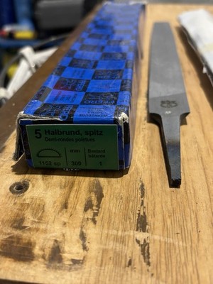 NOS  PFERD 12  Halfround Bastard Cut Files One Box Of 5 Files
