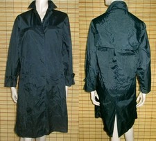BLAUER REGENMANTEL - RAINCOAT - NYLON - VINTAGE - LILION - GR. XS - S