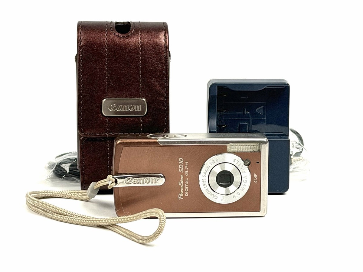 Canon PowerShot SD10 Digital ELPH Camera • Bronze W/ Box