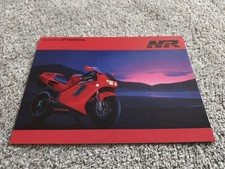 Honda NR750 RC40 Japanese Fold Out Sales Brochure. 1992.