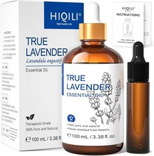 HIQILI 100ml Lavender Essential Oil Pure, 100% Natural Therapeutic Grade