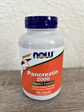 Pancreatin 2000 Digestive Support Dietary Supplement 250 Capsules