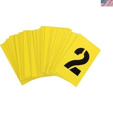 Durable 2-Inch Stencil Set: Number, Letter Punctuation Combo for Projects