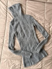H M Edition Mohair Turtleneck Jumper - Size S - Ribbed Waist