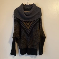 Wooden Ships Paola Sweater Womens Size S Gray Mohair Wool Mohair Soft Preppy