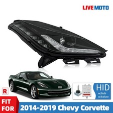 Hidxenon Headlight For 2014-2019 Chevy Corvette Wbulb Wballast Passenger Side