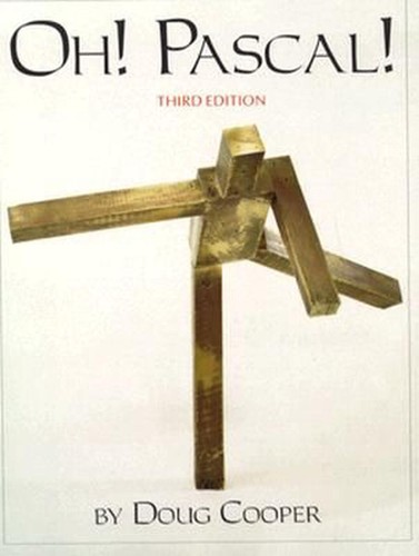 Oh! Pascal!: With DOS Program Disk by Doug Cooper (English) Paperback Book - Picture 1 of 1