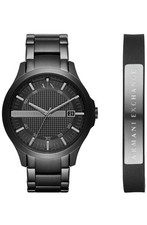 Armani Exchange Men's Stainless Steel Bracelet Watch Set - 941/6444 Special Buy
