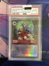 PSA 10 Disney Lorcana D100 Stitch