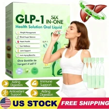 GLP-1 SIX-in-ONE Health Solution Oral Liquid, Advanced Body Care Liquids Drop US