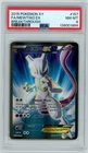 2015 POKEMON XY BREAKTHROUGH MEWTWO EX #157 FULL ART PSA 8 NM
