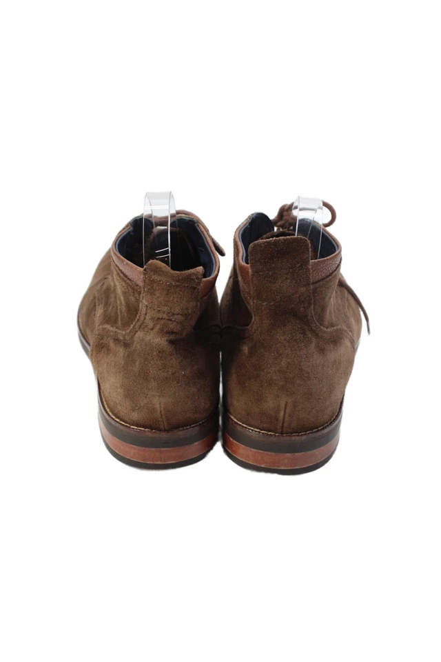 Botas Chukka Cole Haan Para Hombres Gamuza Con Cordones Marrón Talla 11M Foto 3 de 4