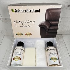 Oak Furniture Land Leather Sofa Care Kit Soft Cleaner & Protection Cream