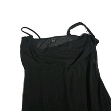 Shein  Dress Womens Cowl Neck Sleeveless Midi Black Size Large