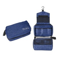 Travel toilet bag is used to store toiletries, Suitable for short Navy blue