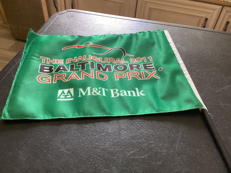 Single M & T Bank Baltimore Inaugural Grand Prix 2011 Flag