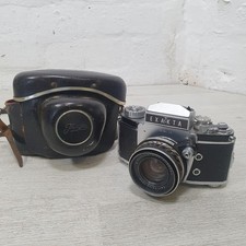 Ihagee Exakta Varex II b Camera + Carl Zeiss Pancolar 50mm f/2 Lens + Case - B26