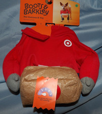Boots Barkley Pet Costume Size L Dog Target Theme w Toy NEW