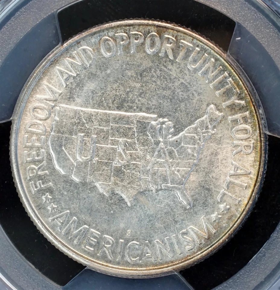 1952 S Washington-Carver Commemorative Silver Half Dollar MS 63 PCGS 50C US COIN - Image 4 of 4