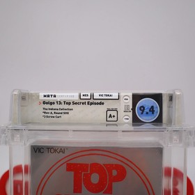 NES Nintendo GOLGO 13: TOP SECRET EPISODE - ROUND SOQ WATA GRADED 9.4 A+ Sealed!