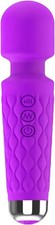 Small Handheld Back Massager Adjustable for Muscle Relief Whole Body Purple