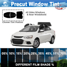 Window Privacy Film Precut Window Tint 2ply For 2012-2020 Chevy Sonic Sedan