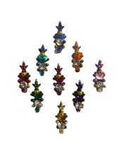 Indian Bollywood Bindi Body Jewel Self Adhesive, Crystal Forehead, Face Jewels