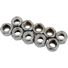 Drag Specialties 5/16-24 Chrome Nylon Nut DS-190527