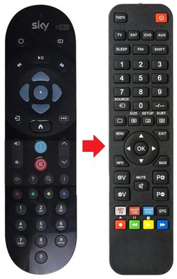 Fernbedienung geeignet für SKY SKYQV2