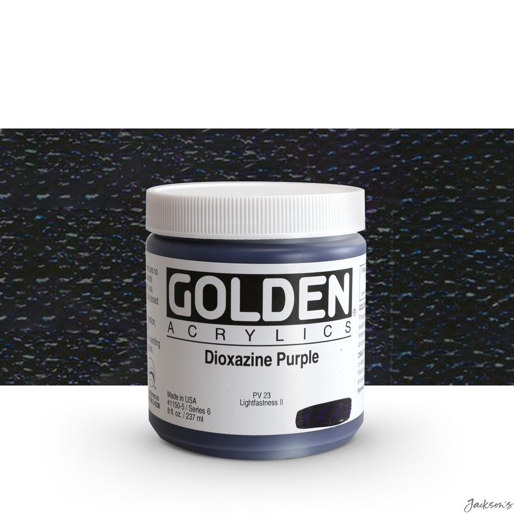 Golden Heavy Body Acrylic Paint 237ml Dioxazine Purple Artist Colour
