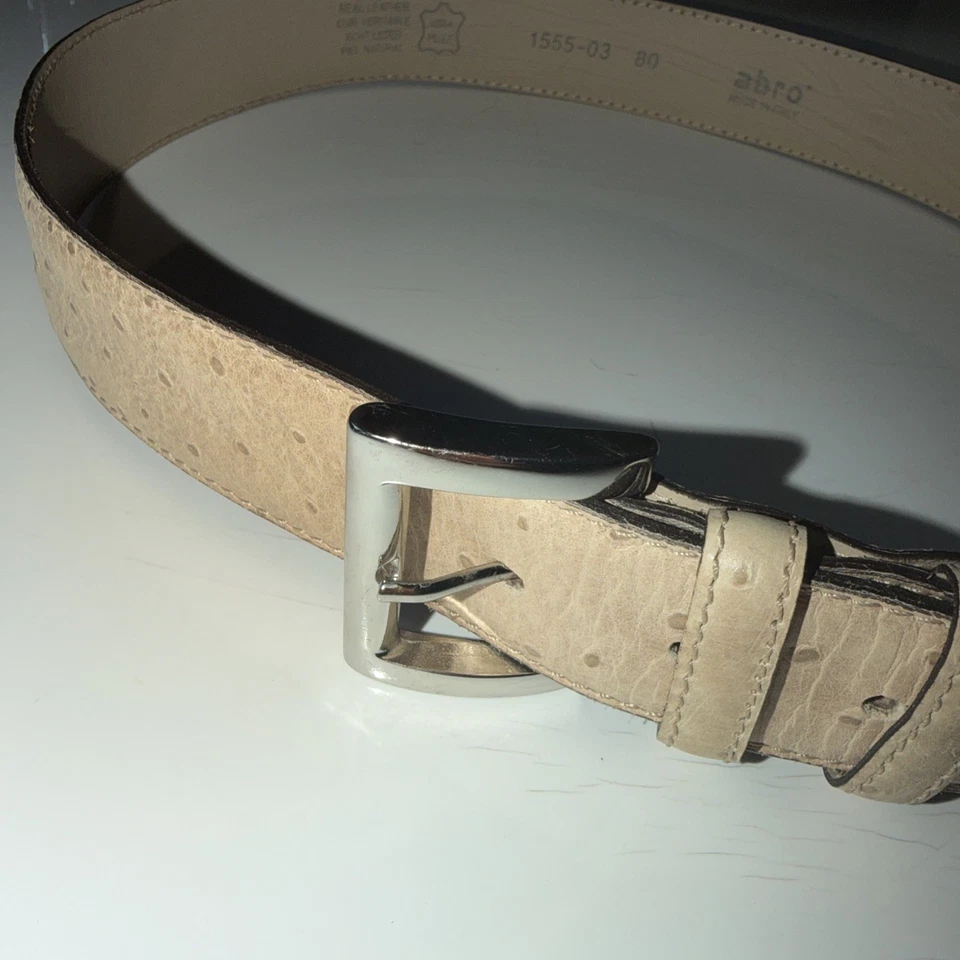 Abro Gürtel Damen Echtleder Gr 80 Tolles Design - Bild 2 von 4